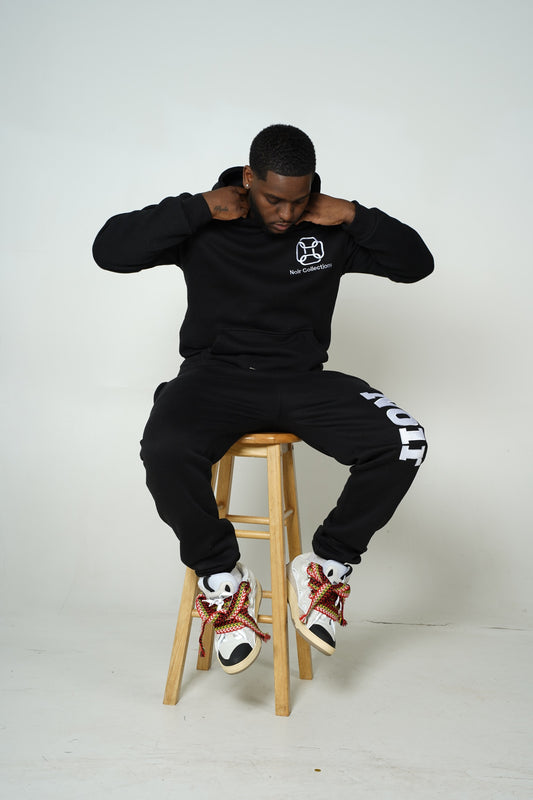 Noir Black Sweat Suit